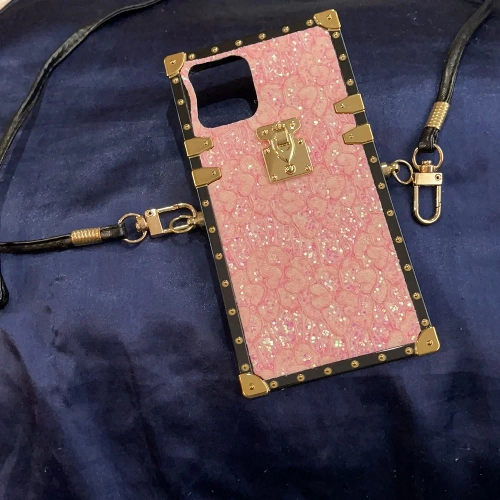 New pink glitter phone case 11pro